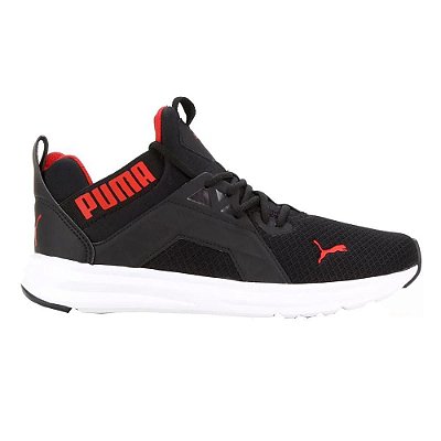 Tênis Masculino Puma Softride Enzo Black Red - 376522