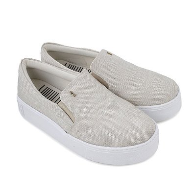 Tênis Feminino Slip On Santa Lolla Antalia Natural 038F