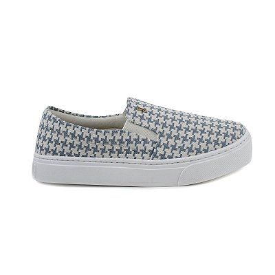 Tênis Feminino Slip On Santa Lolla Pied Poule Nuvem - 01AC11