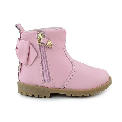 Bota Infantil Feminino Ortopé Baby Boot Pink 14021