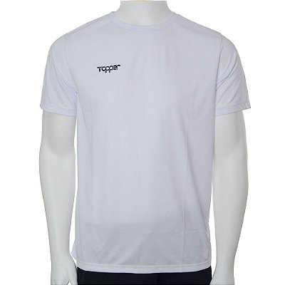 Camiseta Masculina Topper Fut Classic Branca - 4319004