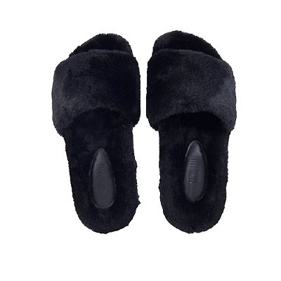 Chinelo Feminino Santa Lolla Birken Pelucia Preto - 0529