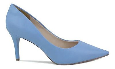 Sapato Feminino Bebecê Scarpin Azul Gelo T7031-407