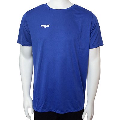 Camiseta Masculina Topper Fut Classic Azul - 4319004