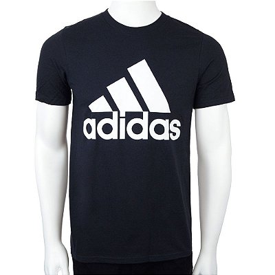 Camiseta Masculina Adidas Black White - ED9605