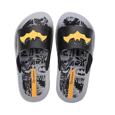 Chinelo Infantil Masculino Ipanema Batman Cinza - 26886