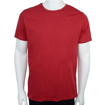 Camiseta Masculina Fico Gola Redonda Vermelha Sketch - 00820