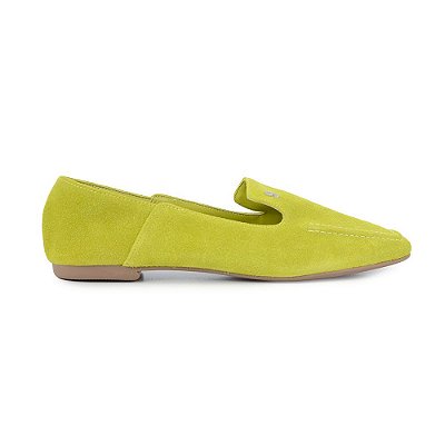 Sapato Feminino Santa Lolla Mocassim Camurça Verde 03E2288F