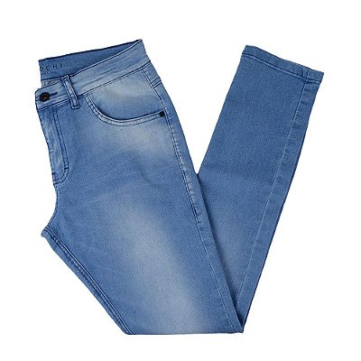Calça Jeans Masculina Ogochi Skinny Azul Claro - 00248