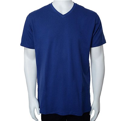 Camiseta Masculina Ogochi MC Essencial Slim Azul - 00600