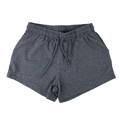 Short Feminino Olympikus Casual Cinza Mescla - OIWWL2