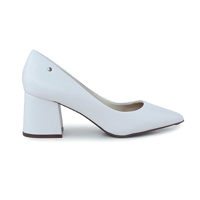 Sapato Feminino Parô Brasil Scarpin Couro Fly Branco - 13751