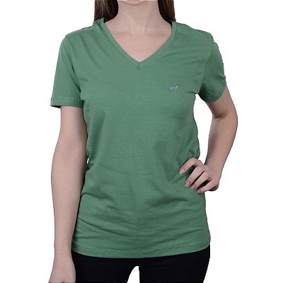 Camiseta Feminina Beagle MC Lisa Verde Mantra - 054510
