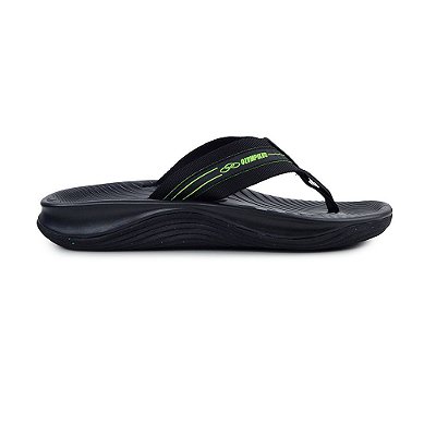 Chinelo Masculino Olympikus Creta Preto Verde - 5409