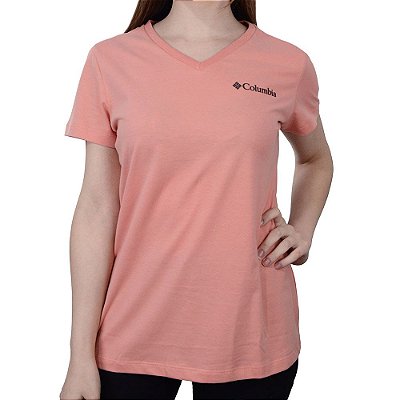 Camiseta Feminina Columbia Salmão - 3204