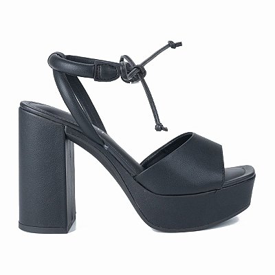 Sandália Feminina Dakota Salto Bloco Preta - Y0272