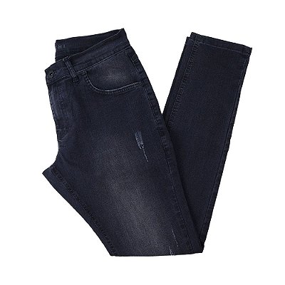 Calça Jeans Masculina Ogochi Concept Skinny Preta - 00248301