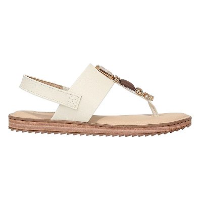 Sandália Feminina Modare Pedraria Off White - 7141