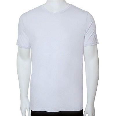 Camiseta Masculina Fico Viscose Branca - 00836