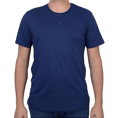Camiseta Masculina Eleven Lisa Azul Marinho - C0222