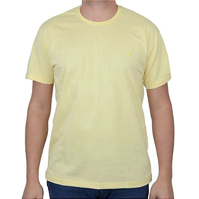 Camiseta Masculina Ogochi Essencial Slim Amarela - 00600