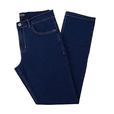 Calça Jeans Masculina Loofting Reta Azul Escuro - 120641