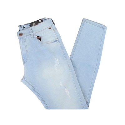 Calça Masculina Gangster Jeans Skinny Azul Claro - 193712
