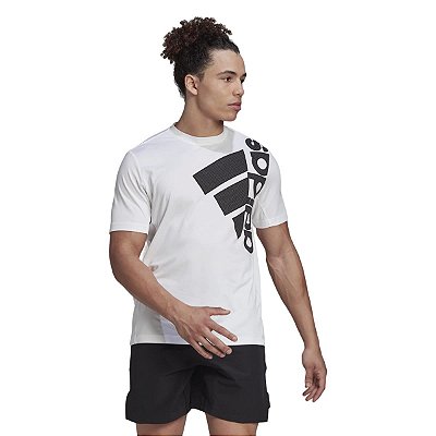 Camiseta Masculina Adidas Trainning T365 White Black - HL880