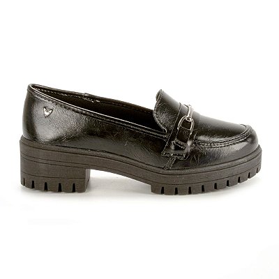 Sapato Feminino Mississipi Oxford Tratorado Preto - Q8551