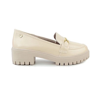 Sapato Feminino Mississipi Oxford Tratorado Baunilha - Q8551