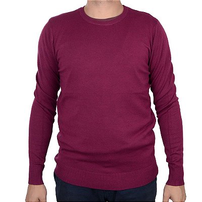Blusa Masculina Broken Rules By Mooncity Tricot Vinho 590155