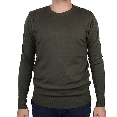 Blusa Masculina Broken Rules By Mooncity Tricot Verde 590155