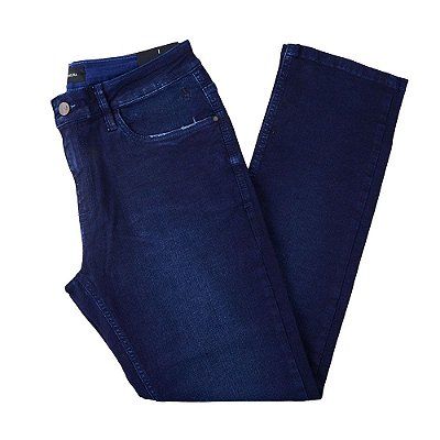 Calça Jeans Masculina Dudalina Concept Azul Escuro - 910125