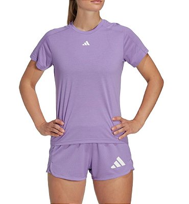 Camiseta Feminina Adidas Aeroready Essentials Violeta - HR77