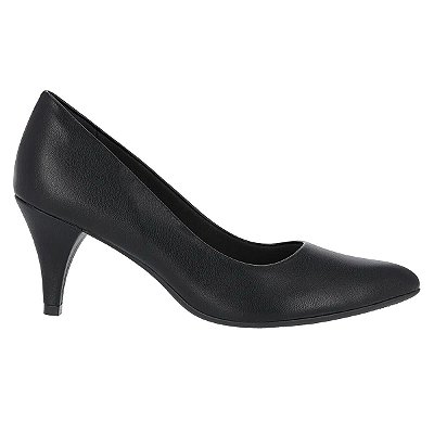 Scarpin Feminino Piccadilly Luiza Salto Alto Preto - 7450