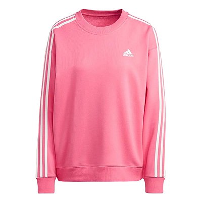 Blusa Feminina Adidas Moletom Pulse Rosa White - IC9906