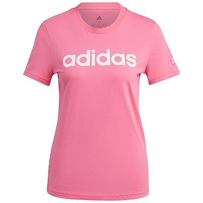 Camiseta Feminina Adidas W Lin Pulse Rosa - ID0034