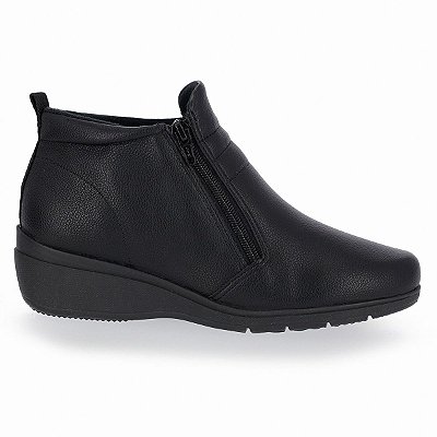 Bota Feminina Piccadilly Anabela Preta - 117102