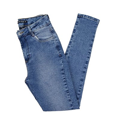 Calça Jeans Feminina Recuzza Skinny Azul - 10618