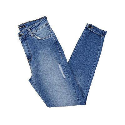 Calça Jeans Feminina Recuzza Cigarrete Azul - 10520
