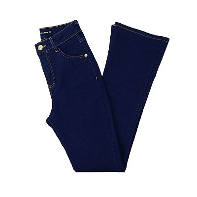 Calça Jeans Feminina Recuzza Flare Azul - 10600