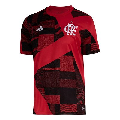 Camiseta Masculina Adidas Flamengo Vermelha - HS5204