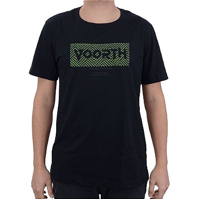Camiseta Masculina Voorth T-Shirt Preta - 5374