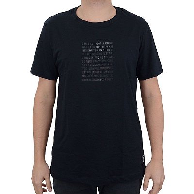 Camiseta Masculina Voorth T-shirt Preta - 5373