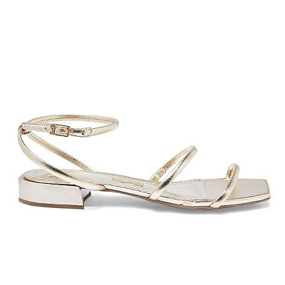 Sandália Feminina Santa Lolla Metallic Ouro - 032F