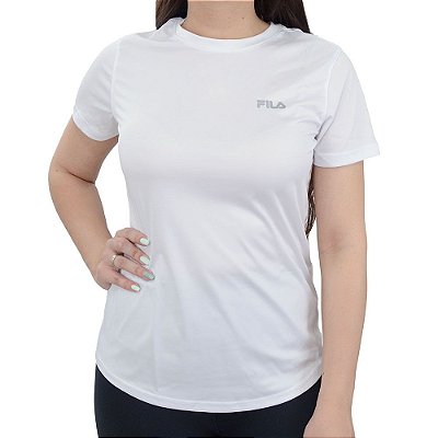 Camiseta Feminina Fila MC Basic Sports Branca -  F12AT00720
