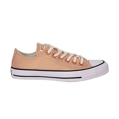 Tênis Adulto Converse All Star Chuck Taylor Rosa Ouro - CT25650