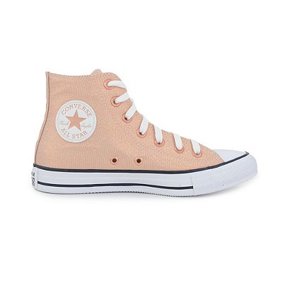 Tênis Adulto Converse All Star Chuck Taylor Rosa Ouro CT2564