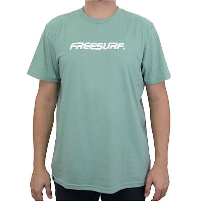 Camiseta Masculina Freesurf MC Verde -110405440