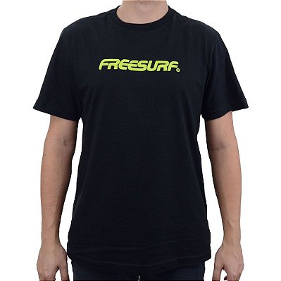 Camiseta Masculina Freesurf MC Freeshirts Preta - 110405